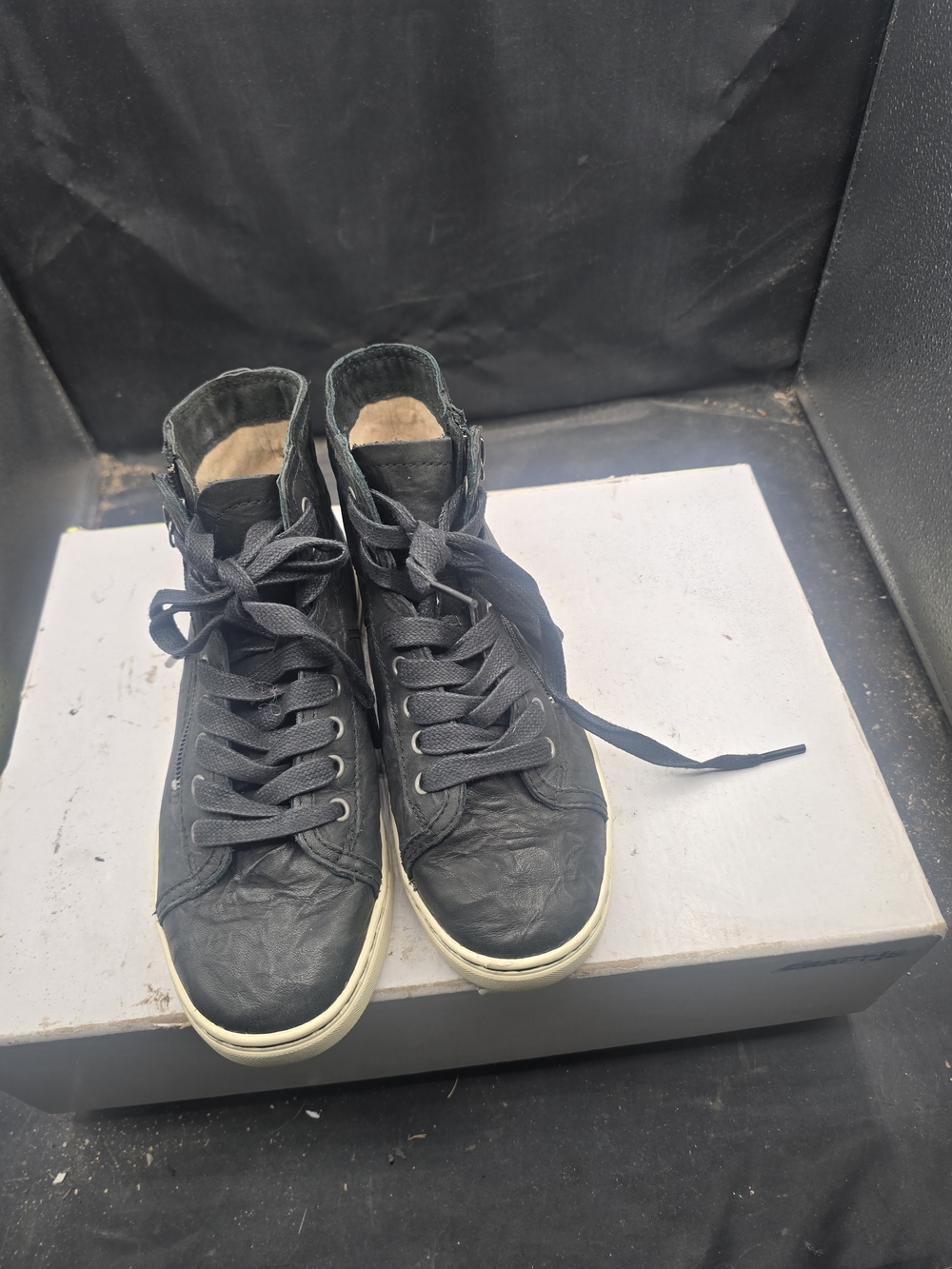 UGG‎ Women's Black High-Top Leather Booties